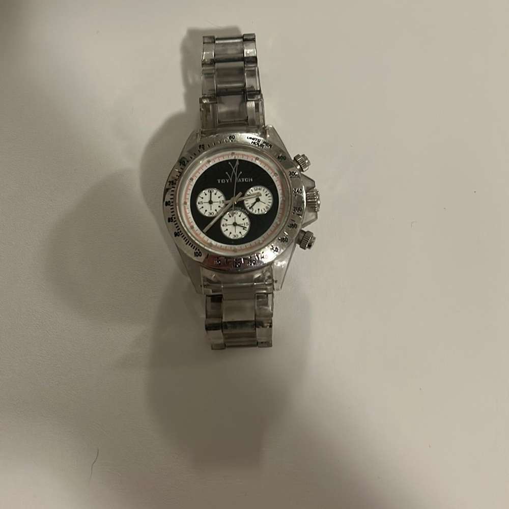 ToyWatch Men’s Clear Band Wrist Watch - SOLD